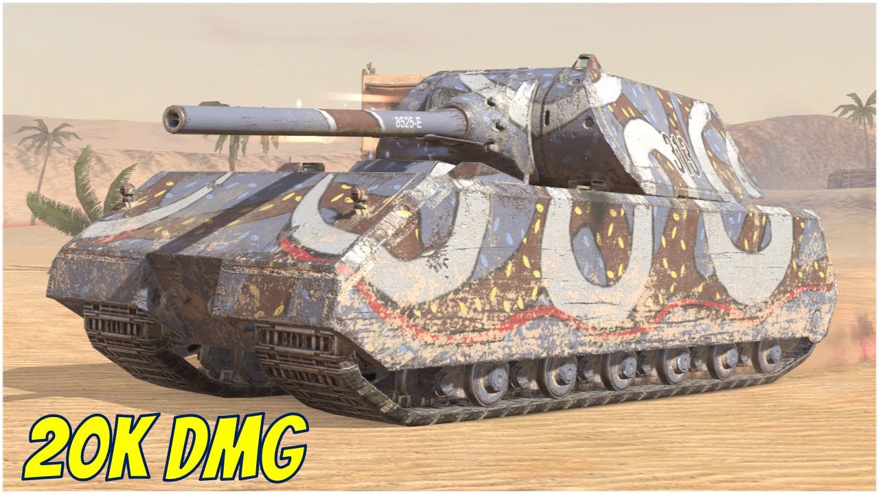 MAUS - 20K DMG GRAVITIZING ● WoT Blitz