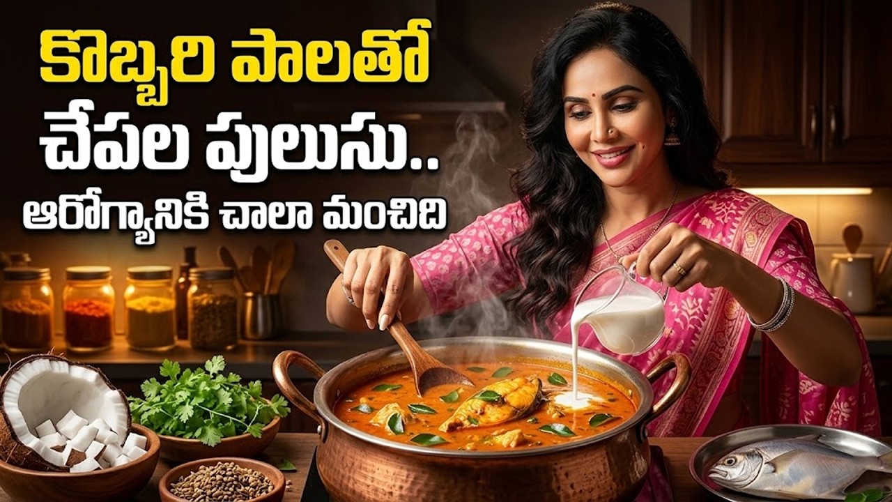 కొబ్బరి పాలతో చేపల పులుసు.. : Vineela Cooking Fish Curry With Coconut Milk | SumanTV Weight Loss