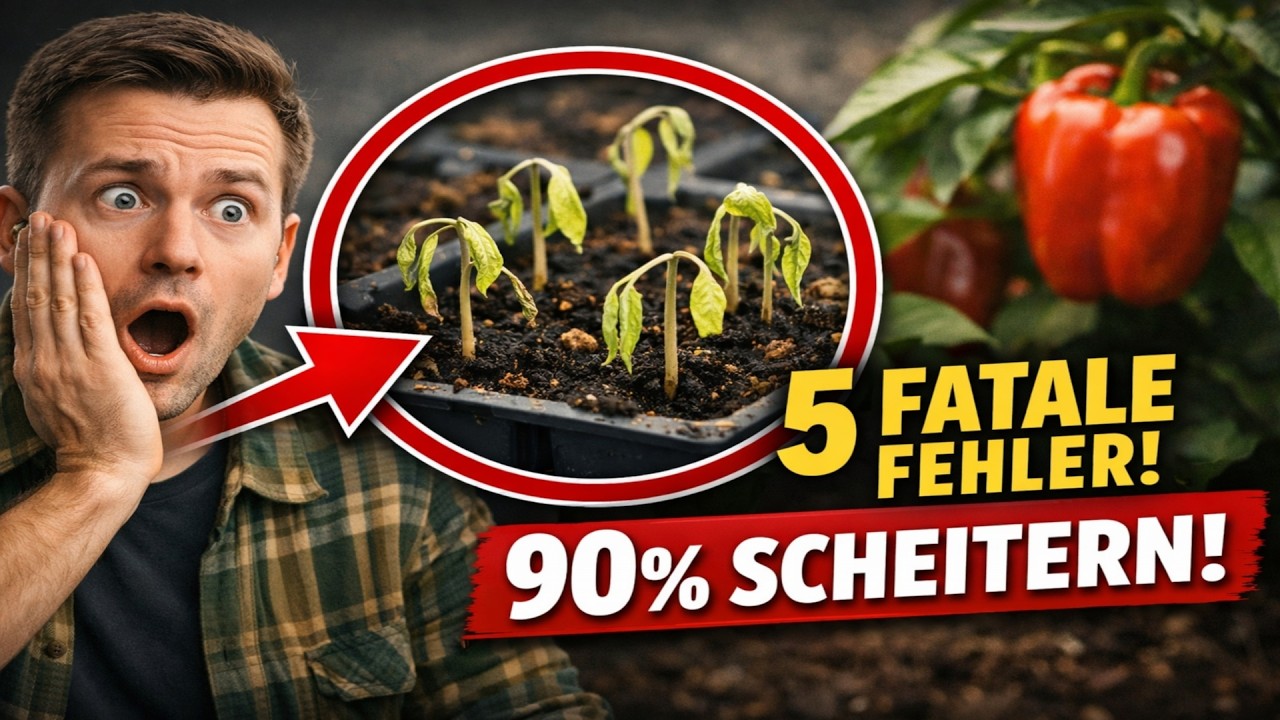 Paprika aussäen: 5 Fehler, die 90 Prozent aller Gärtner machen! Das Geheimnis für eine reiche Ernte
