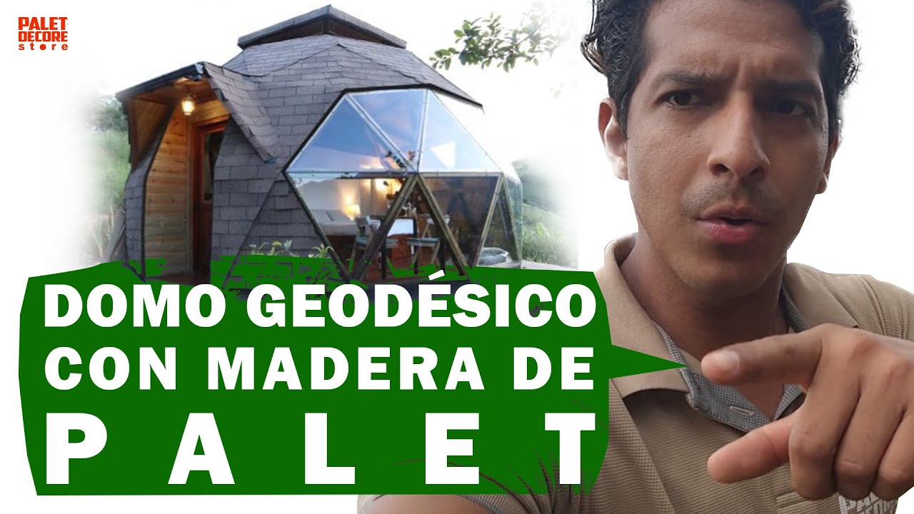 Creando Domo Geodesico para Glamping con madera de pallet palet 😱