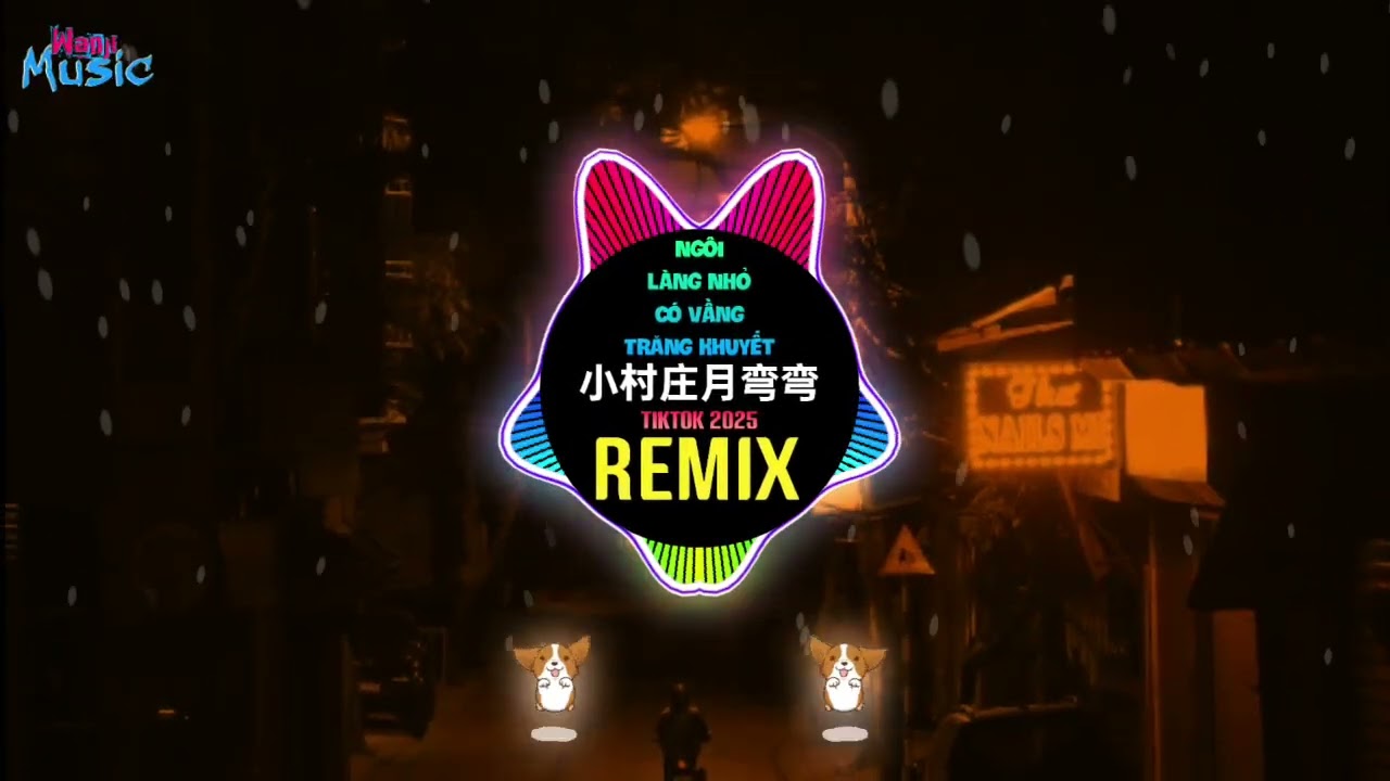 小村庄月弯弯dj (DJ抖音版) Ngôi Làng Nhỏ Trăng Cong Cong (Remix Tiktok) - 晚月Moon Vãn Nguyệt Moon