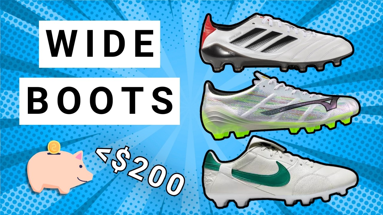 Best Football Boots for Wide Feet (Under $200!)