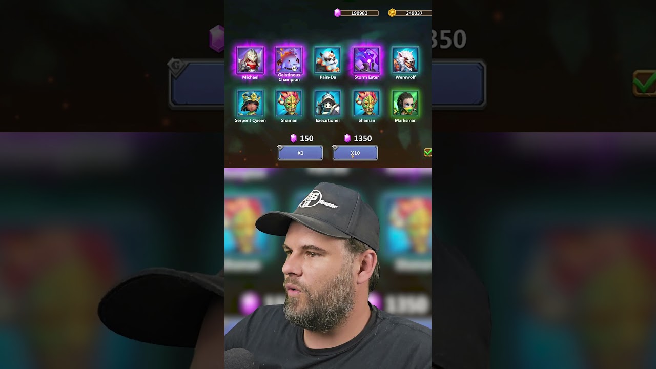 Quick Rolling 50K Gems Castle Clash  #castleclash #QuickRollingHeroes #FiftyKGems
