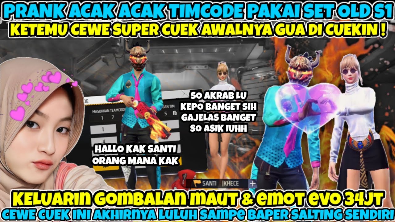 PRANK ACAK ACAK TIMCODE PAKAI SET OLD S1😎KETEMU CEWE SUPER CUEK AWAL NYA GUA DI CUEKIN SAMA NI CEWE😭