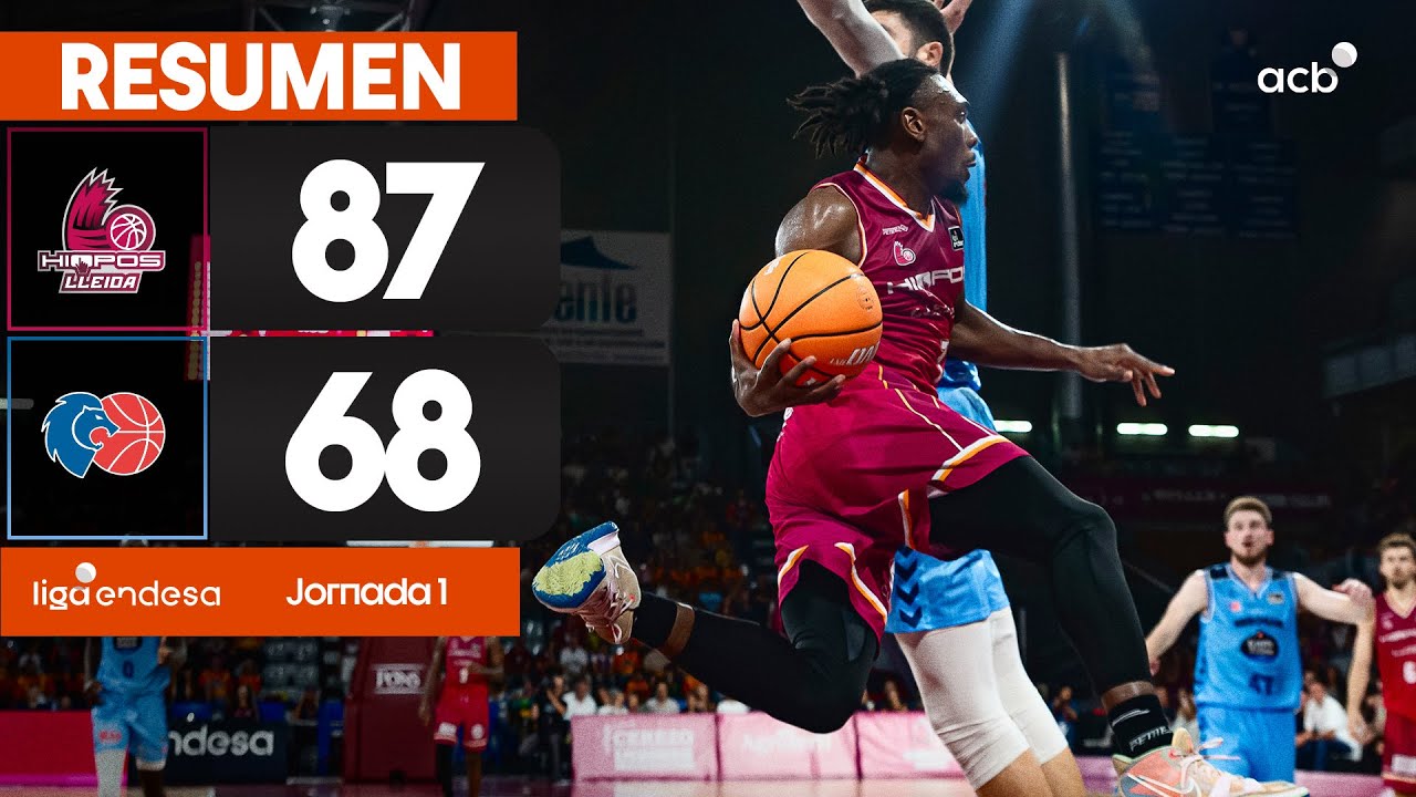 Hiopos Lleida - R&iacute;o Breog&aacute;n (87-68) RESUMEN | Liga Endesa 2025-26