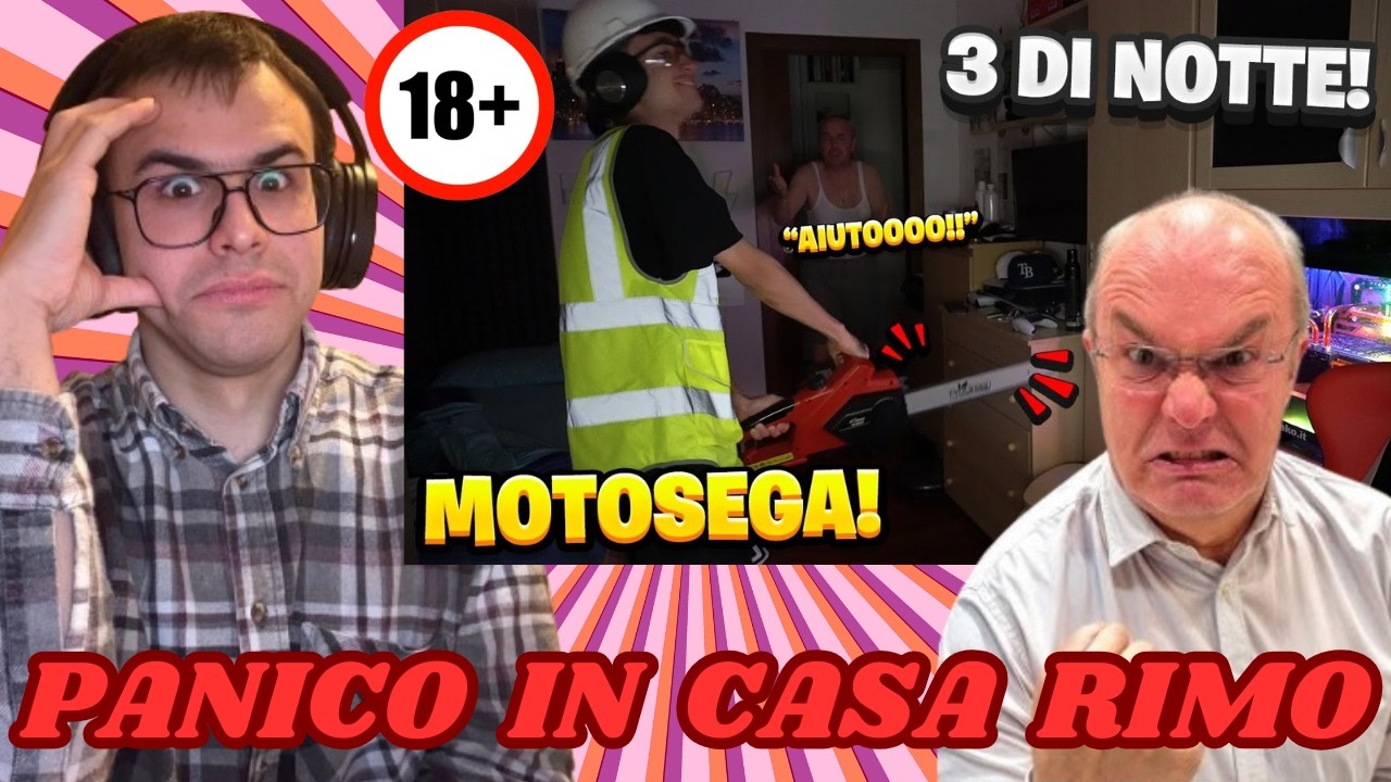 NON APRIRE QUESTO EPISODIO SE SEI DEBOLE DI CUORE !!! REACTION A RIMOLDIGNO MOTOSEGA ALLE 3 DI NOTTE