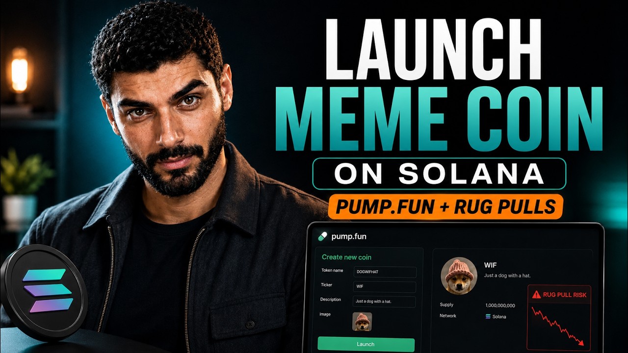 How to Launch a Meme Coin on Solana | Pump.fun + Rug Pulls