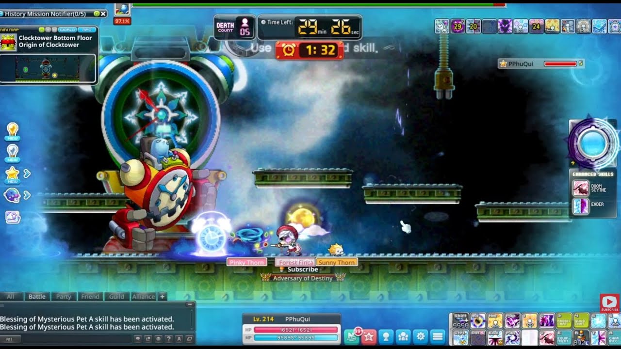 Chaos Papulatus Luminous Solo in Maplestory N Showcase (4th Job Only - Full Stats & Gear Shown)