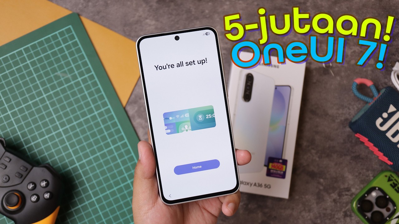 Pakai Snapdragon Baru!!! Unboxing SAMSUNG Galaxy A36 5G Warna Putih..