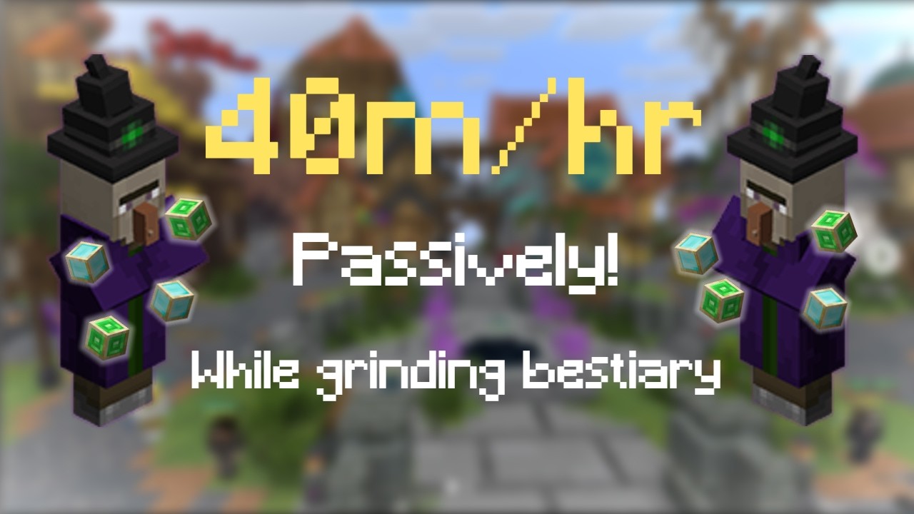 The new PASSIVE money making method - Hypixel skyblock midgame guide