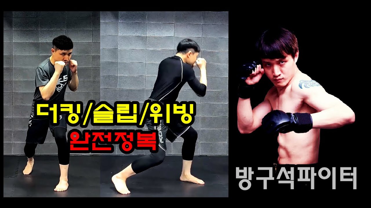 [홈복싱 가이드] 슬립 & 위빙 제대로 배우기｜펀치 피하고 반격하는 복싱 기술. 홈트복싱 복싱독학 추천영상.