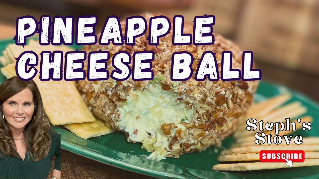 Pineapple Cheese Ball - A Perfect Sweet & Savory Appetizer - Steph&rsquo;s Stove