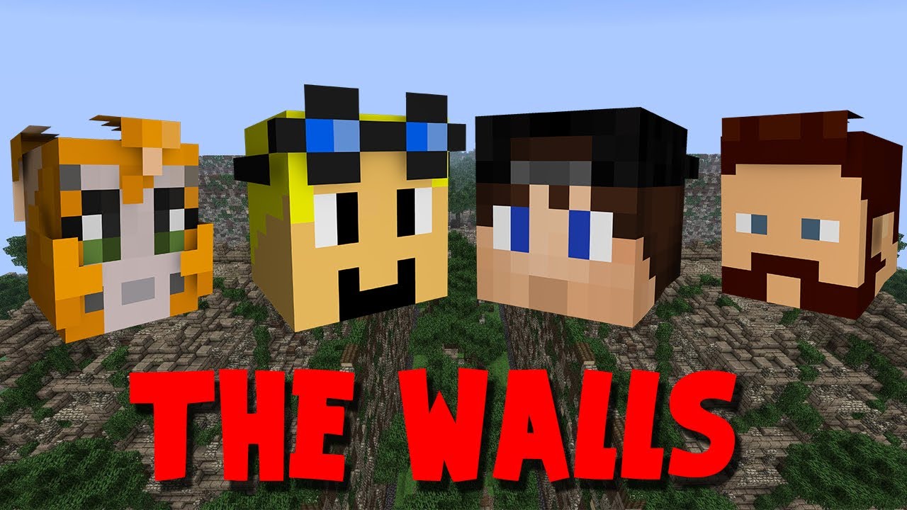 Minecraft PC - The Walls - W/Stampy, Ash & SnakeDoctor