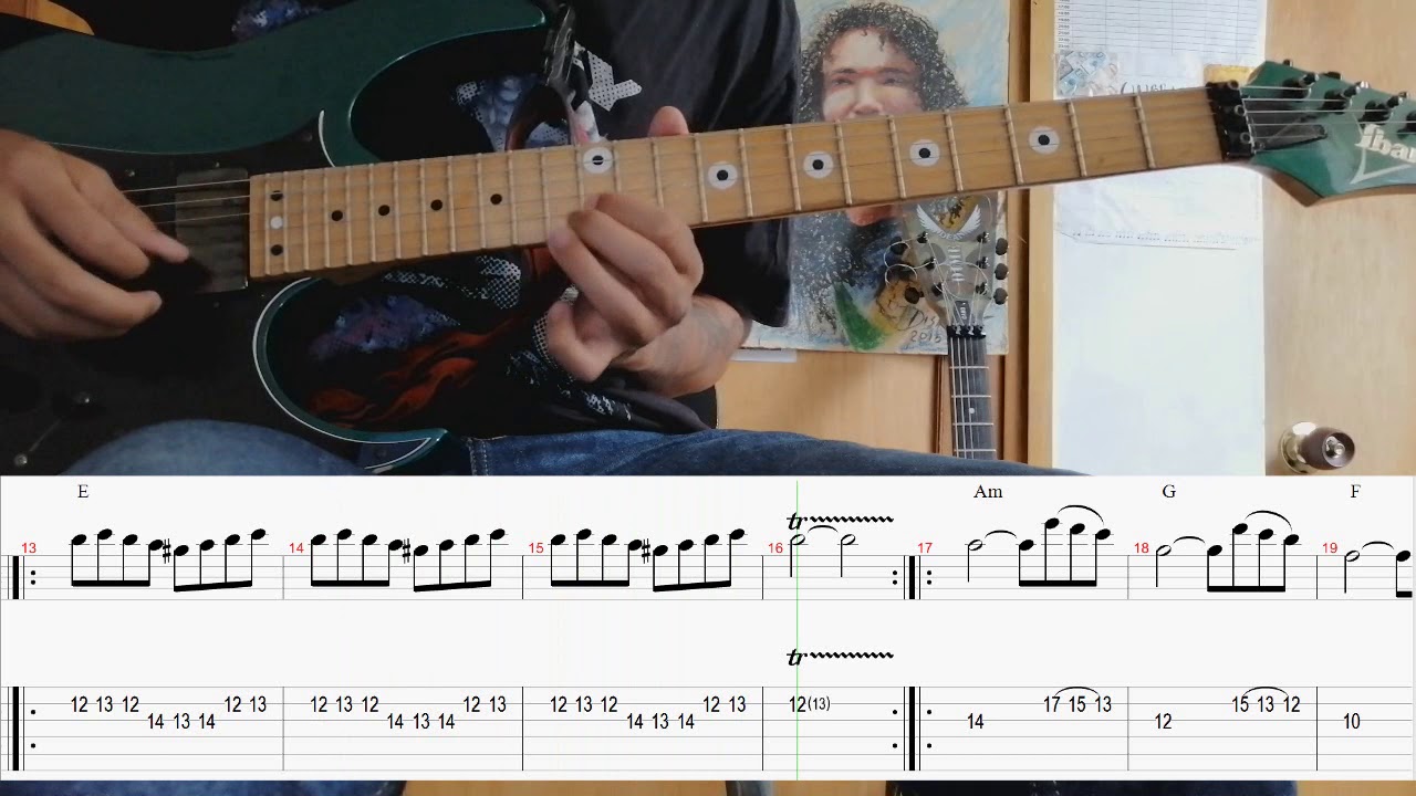 GUITARRA COMO TOCAR: cumbia árabe - tutorial + partitura tablatura