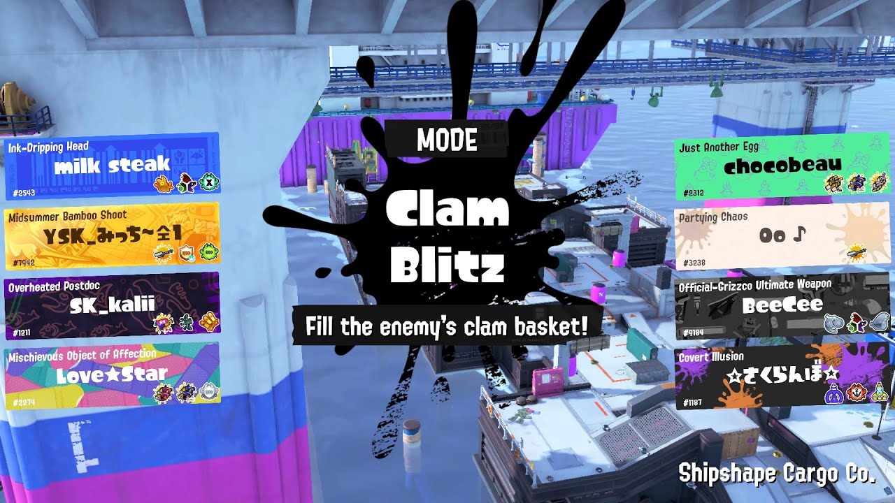 【Splatoon3】X Rank | Clam Blitz #27