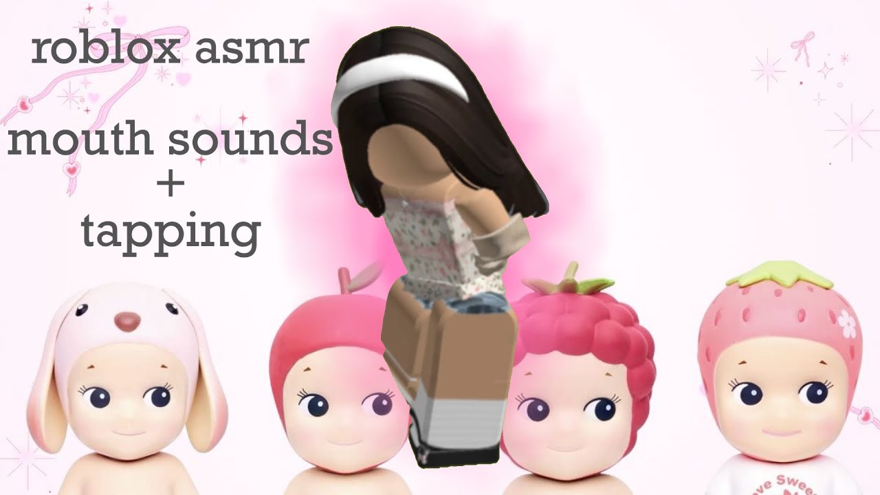 ROBLOX ASMR // mouth sounds + tapping, apple mic :)