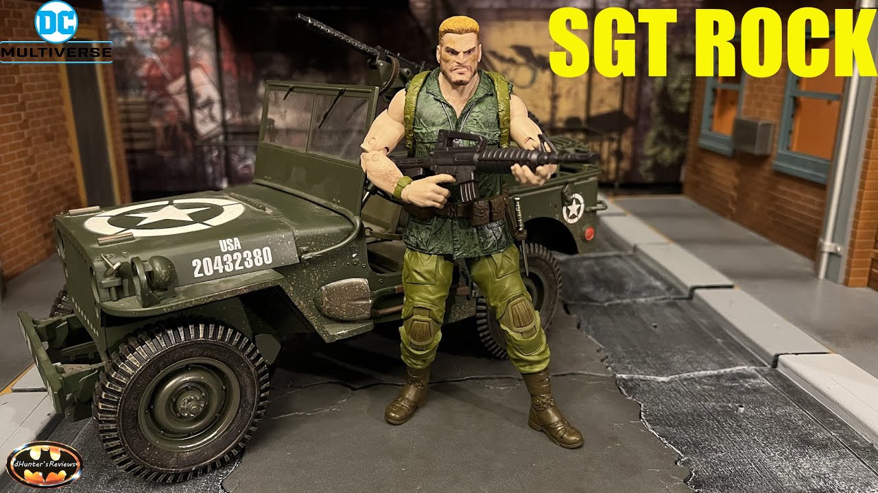 McFarlane DC Multiverse Sergeant SGT Rock Collectors Edition Easy Company Action Figure Review