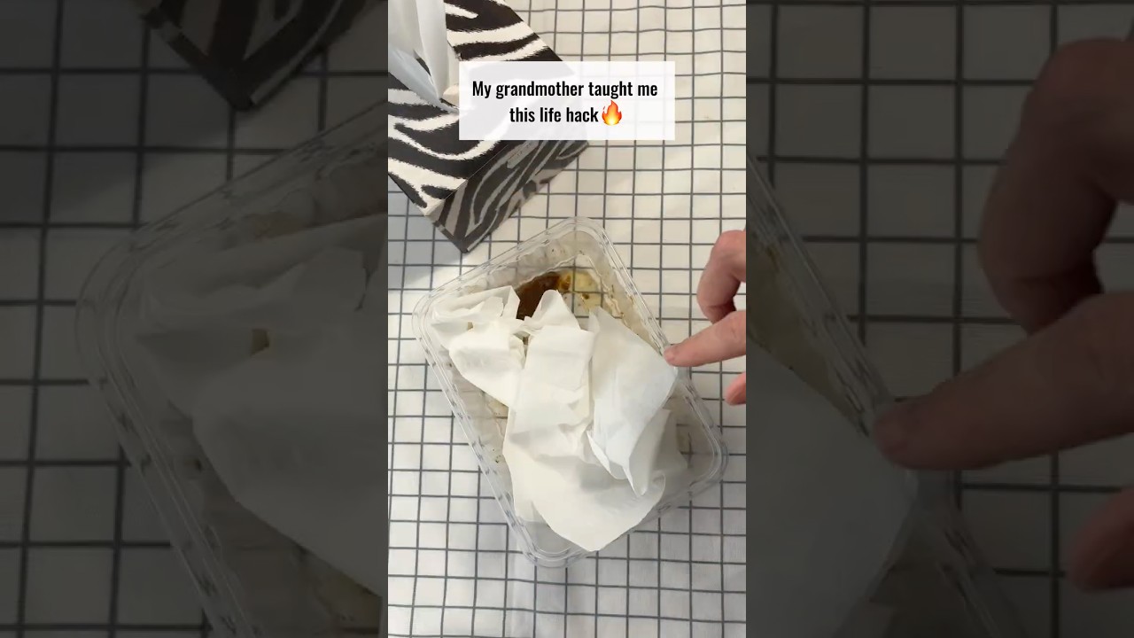 This life hack was taught to me by my grandmother🔥👌