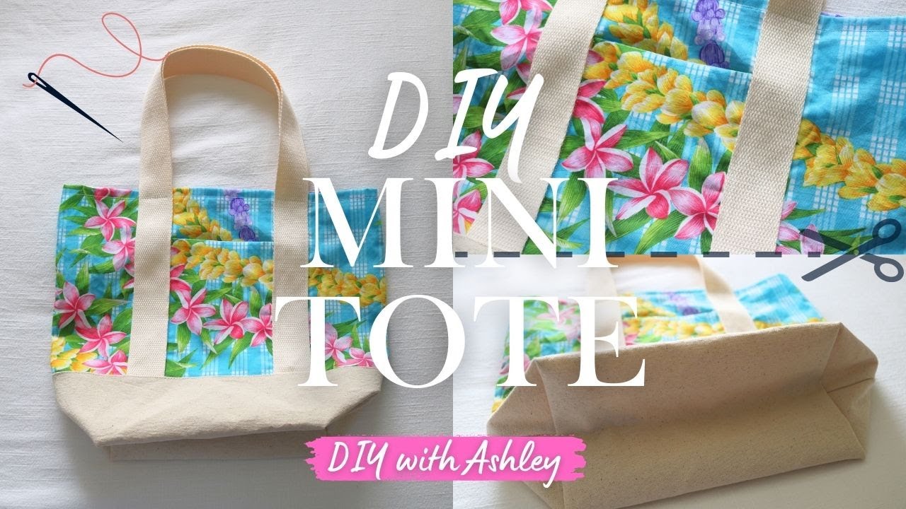 DIY Mini Reusable Tote Bag | Beginner Sewing Tutorial (Trader Joe&rsquo;s&ndash;Inspired)