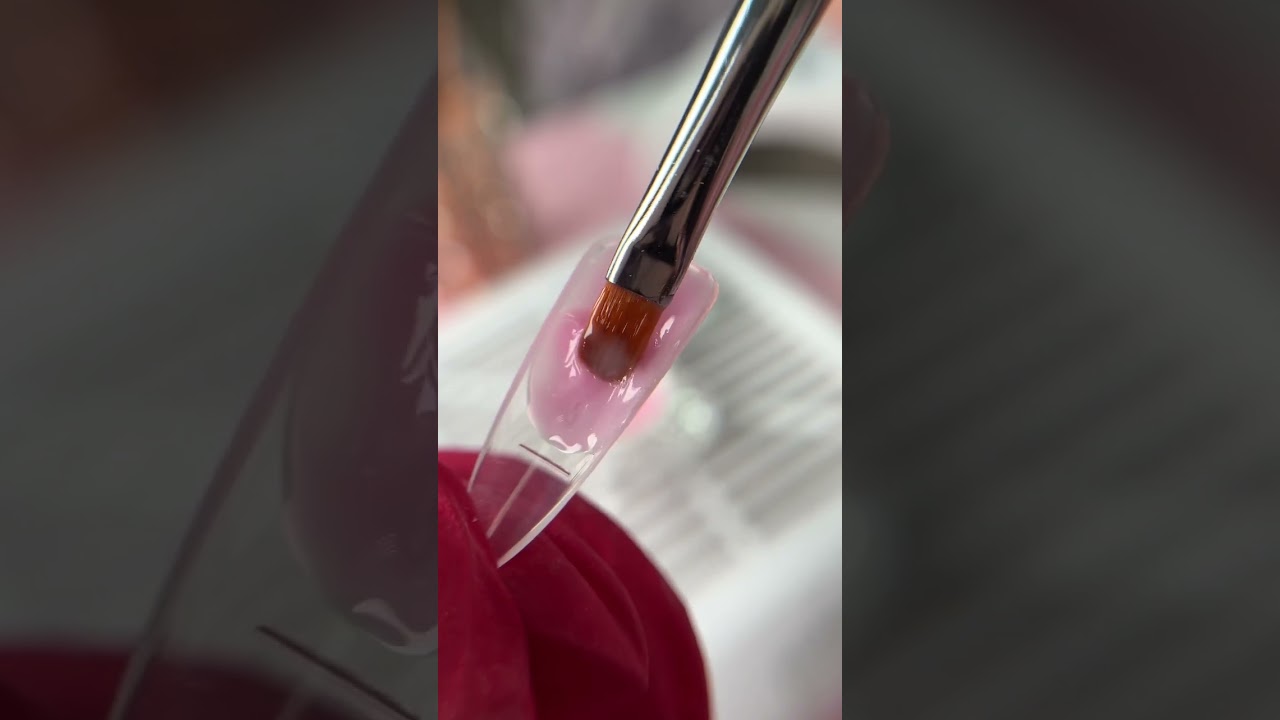 Jak przedłużyć paznokcie na formie? #nails #paznokcie #hybryda