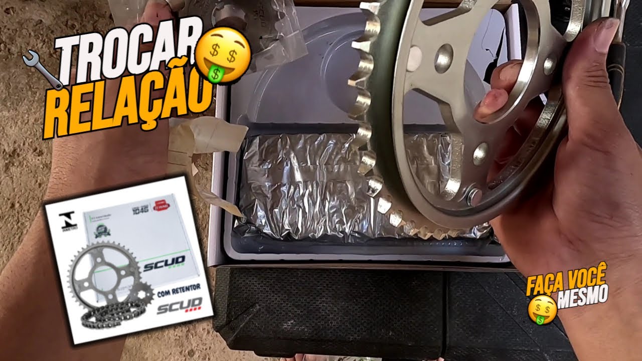COMO TROCAR A RELAÇÃO🔧/TRAÇÃO DA 160 START,FAN E TITAN 2021 em diante (passo a passo)
