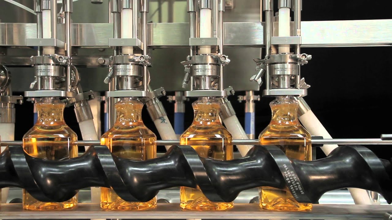 Pacific Packaging - Volumetric Inline Pump Filler, 6-Stations, Beverage Products