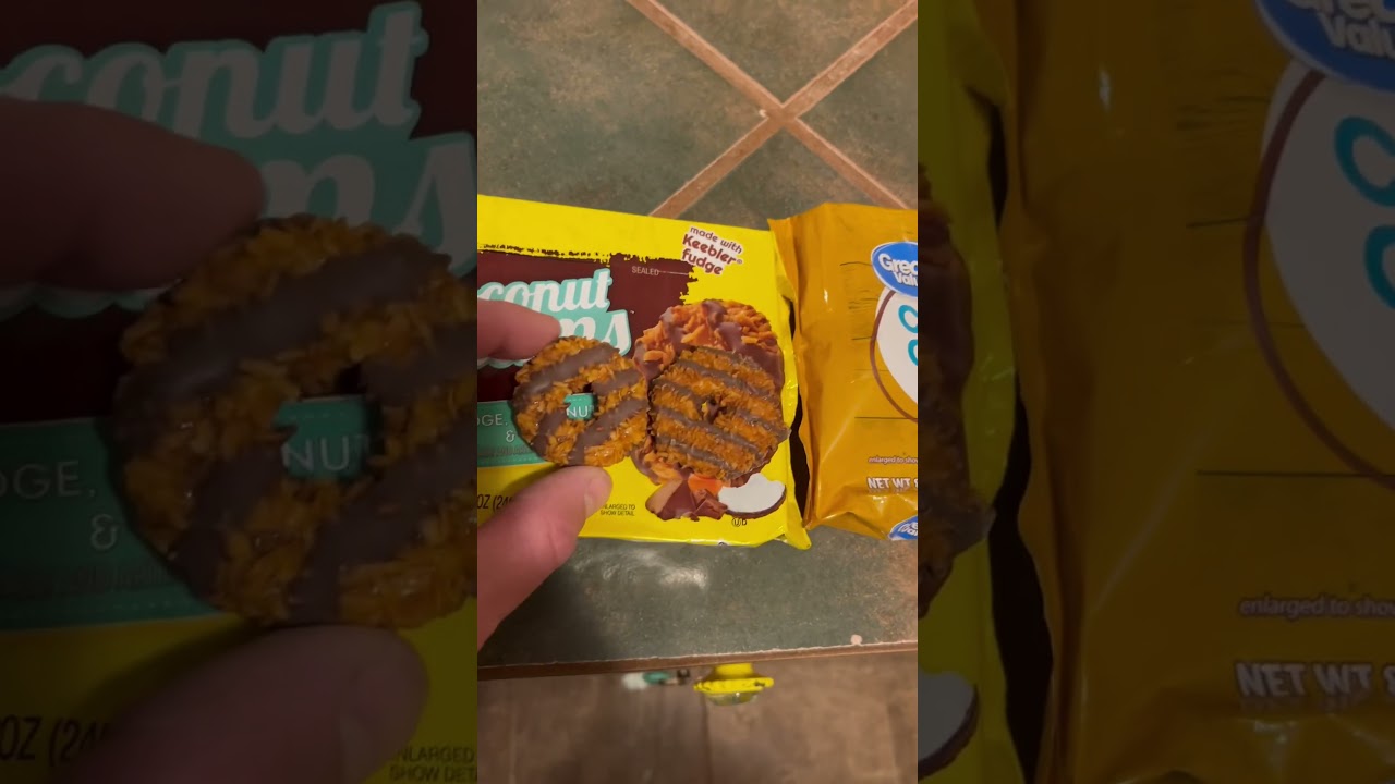 Caramel Coconut Cookie Comparison