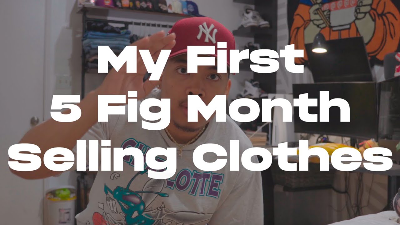 My First $10,000 Month Selling Clothes