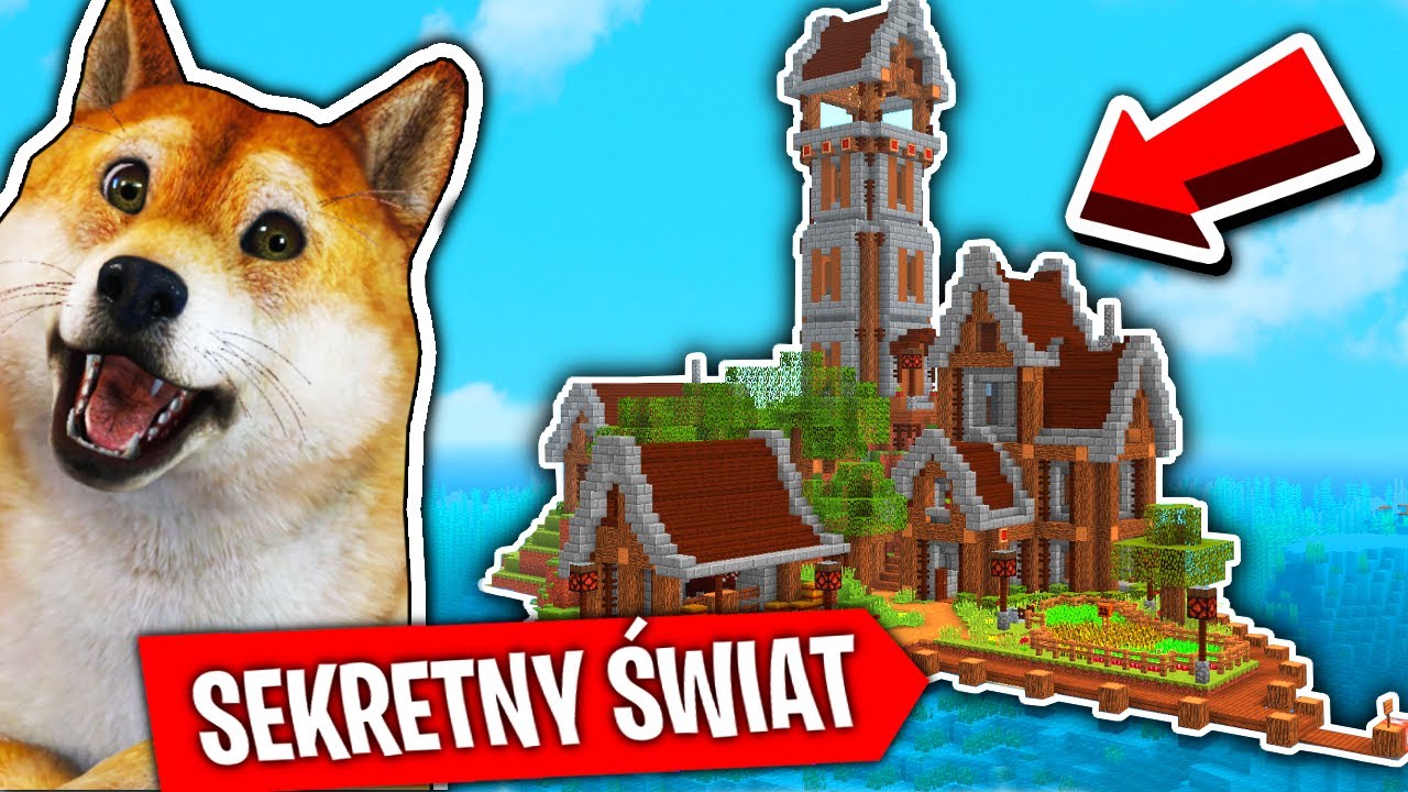 MÓJ SEKRETNY ŚWIAT w MINECRAFT!
