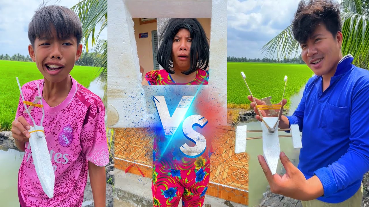 Cười Mệt Với Ba Và Thịnh Lấy Đồ Của Mẹ Làm Bobo! | Trường QN 