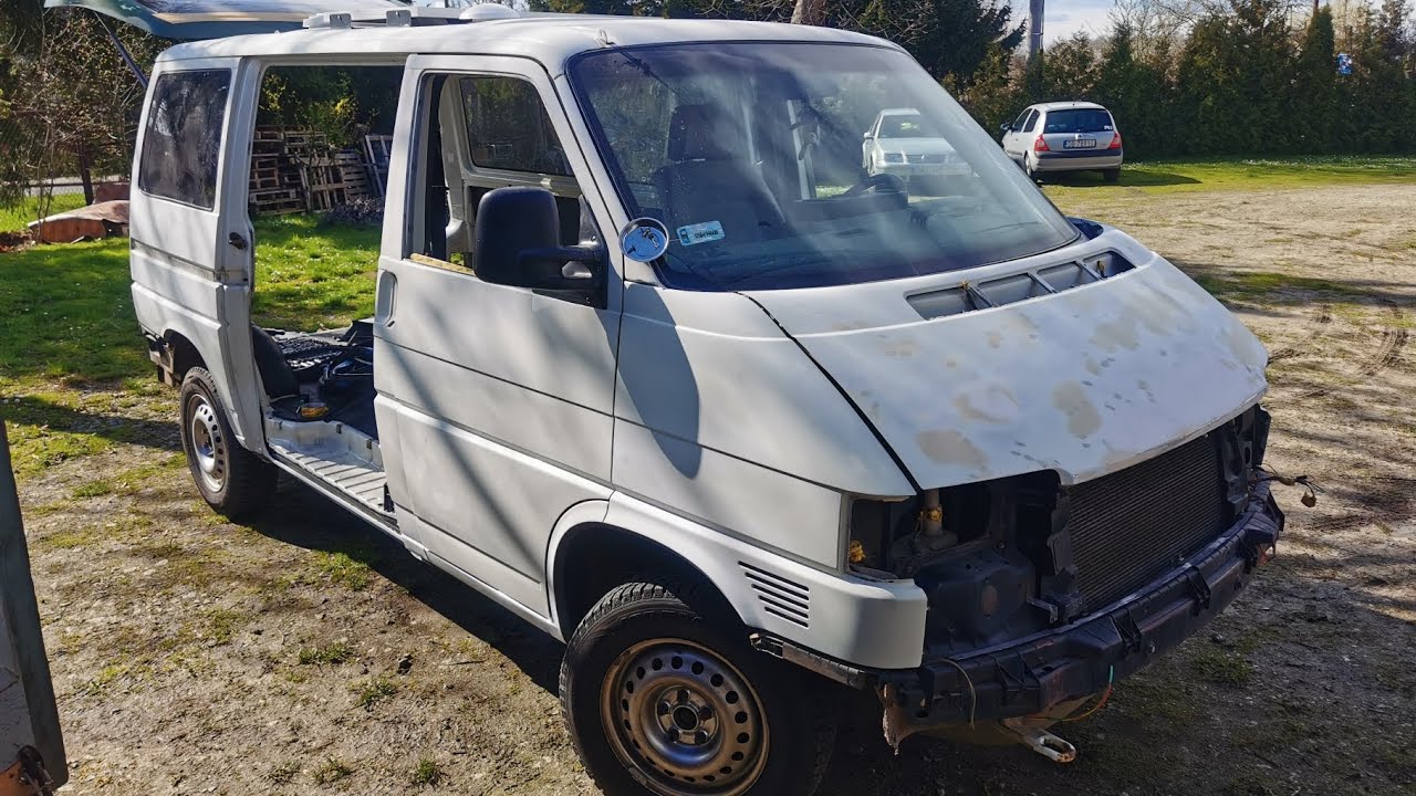 Vanlife VW T4 - Prace Blacharskie Wycinanie Szyb - Jaki progres?