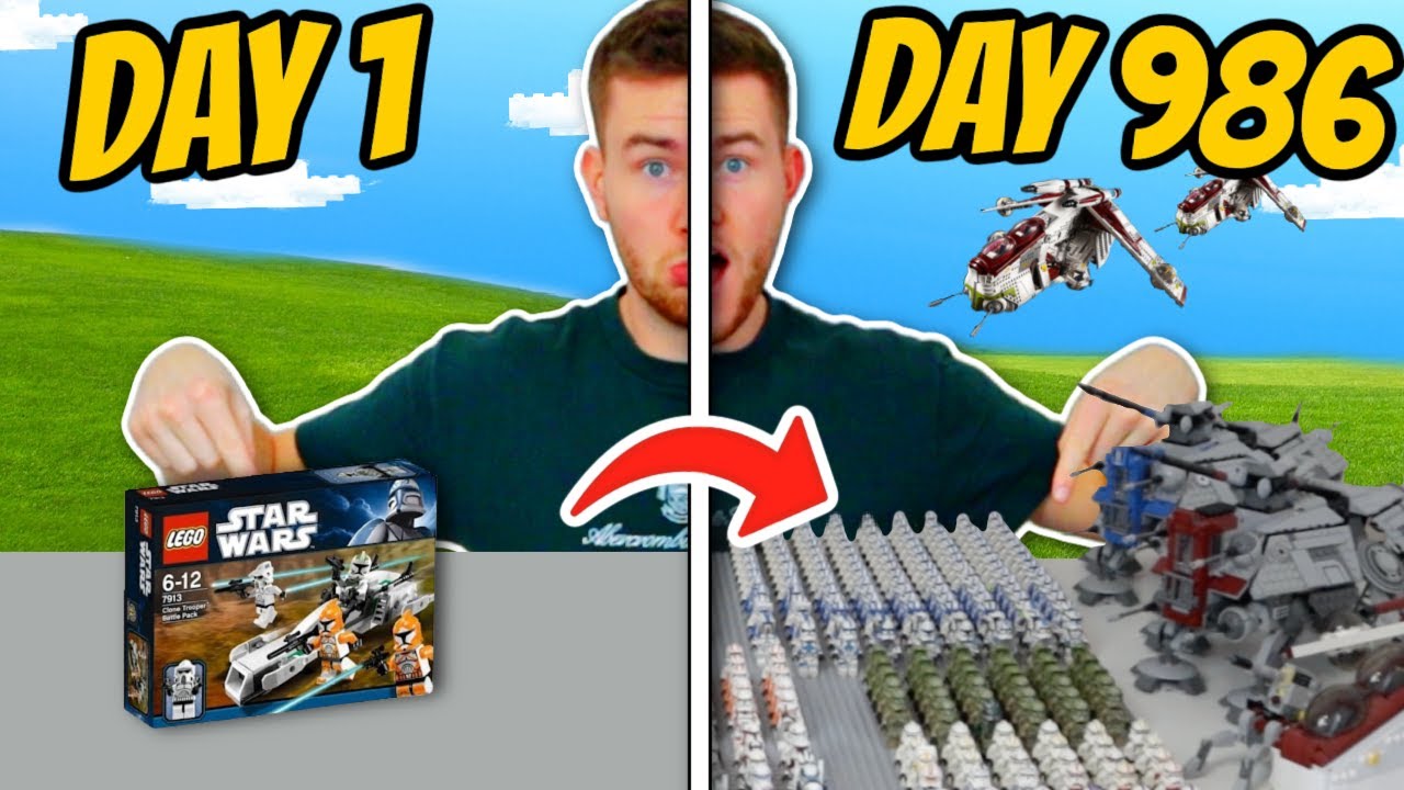 I spent 1,000 DAYS building a Lego Clone Army!