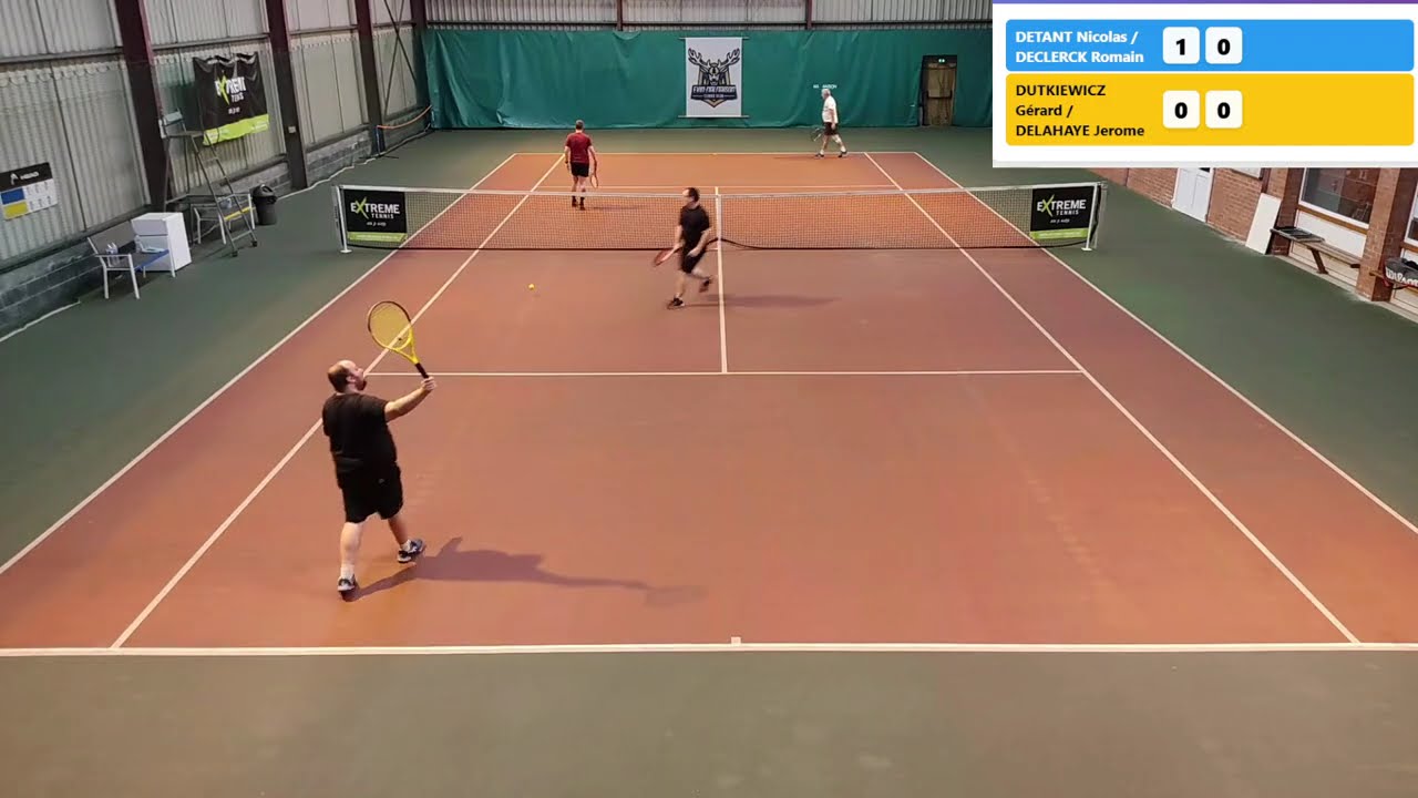 Match double Tournoi interne DECLERCK Romain/DETANT Nicolas vs DUTKIEWICZ Gérard/DELAHAYE Jerome
