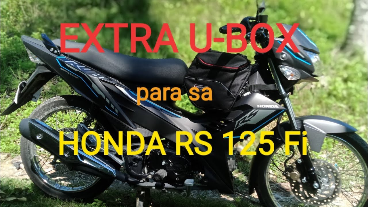 RS 125 Fi | Extra U-Box| Immortal Center Bag Installed
