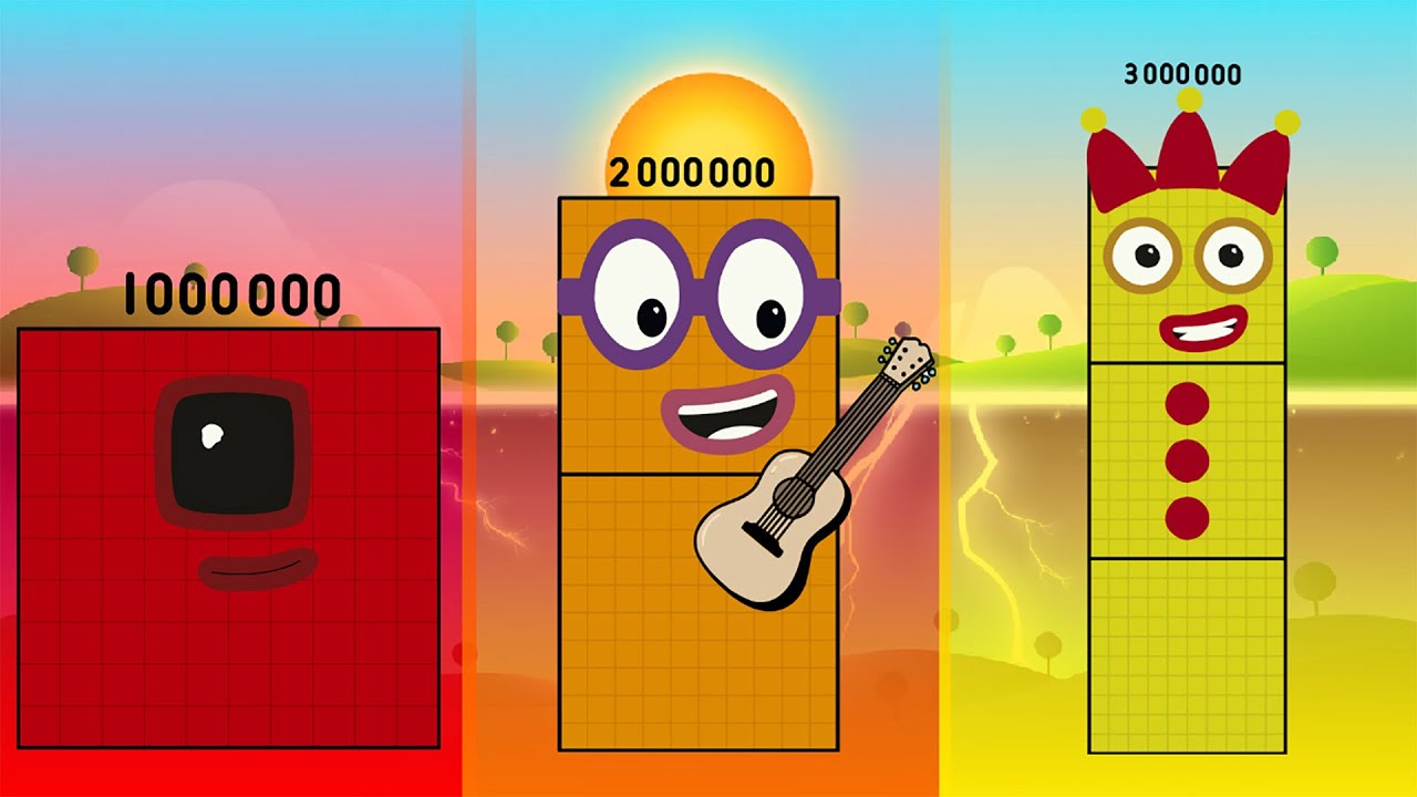 Looking For Numberblocks Band But Different (1M-1B) remastered