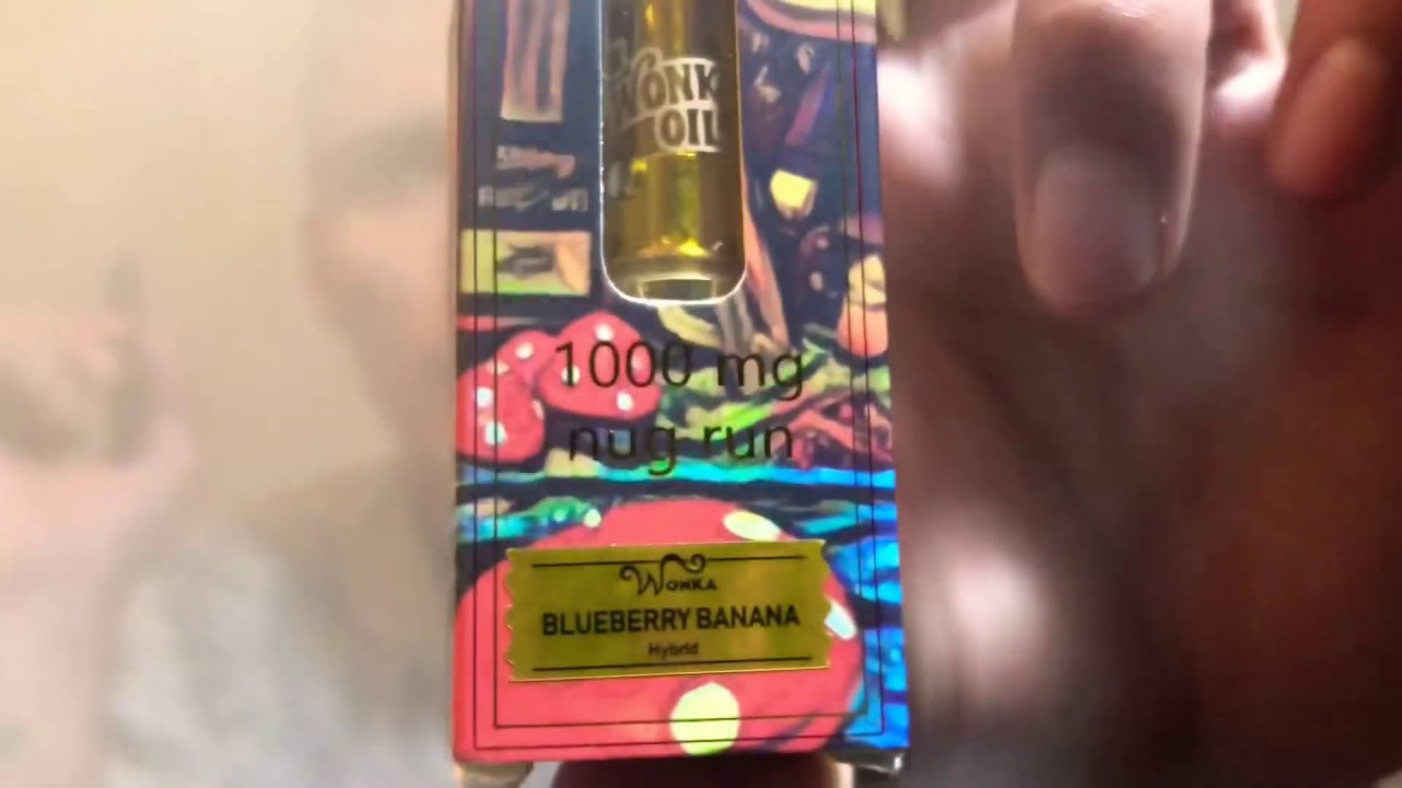 Wonka Oil- Blueberry Banana 🍯🍓🍌Cartridge review