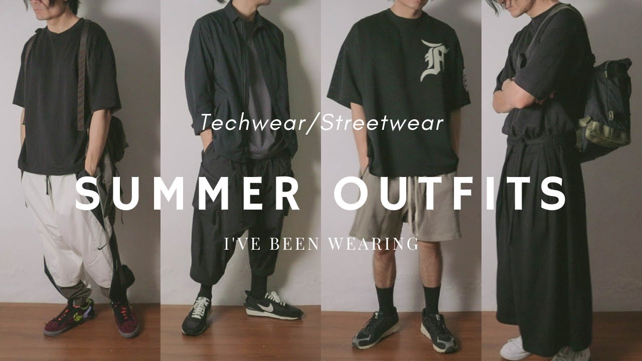 Summer Techwear/Streetwear Outfits I've Been Wearing [2022]
