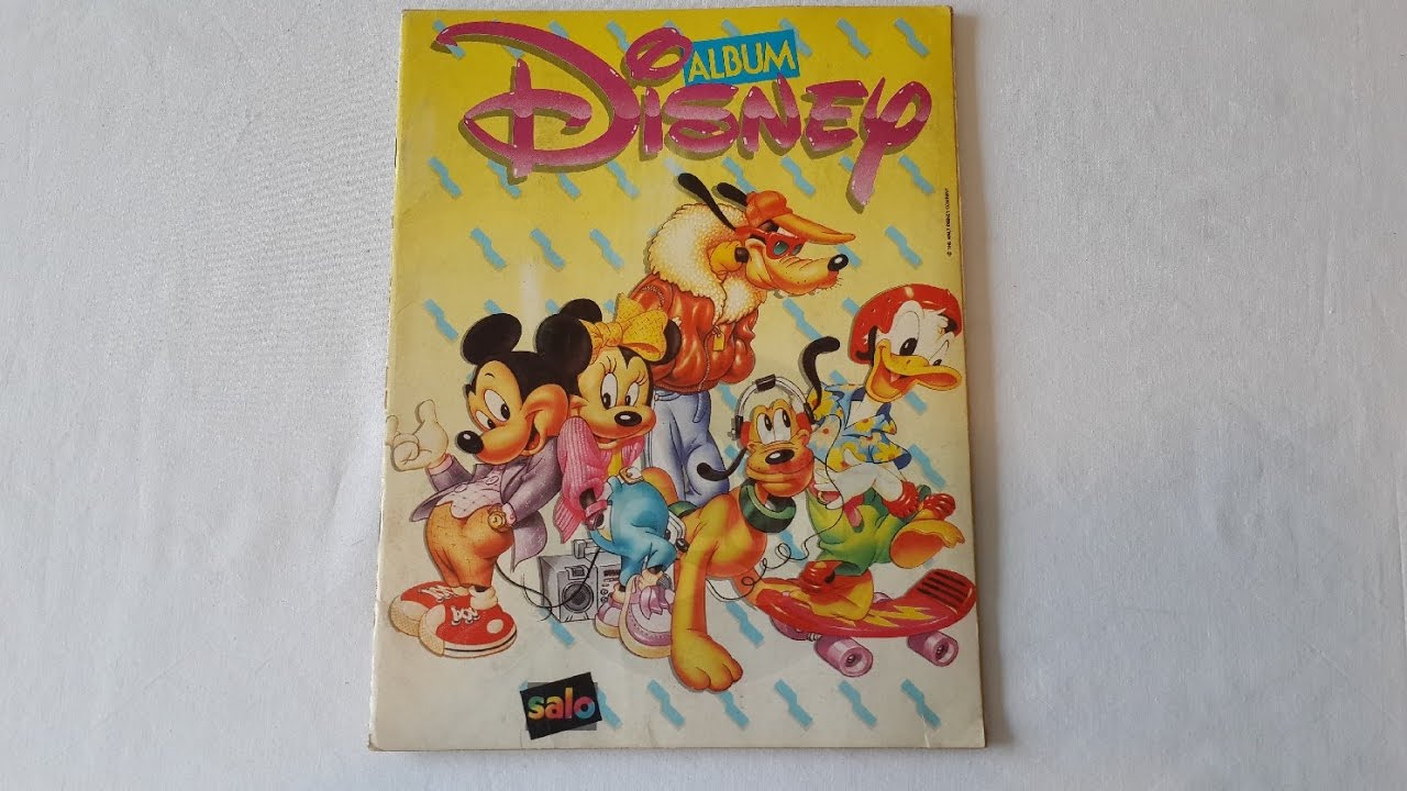 Album Figuritas Walt Disney Album Disney SALO A&ntilde;os 80