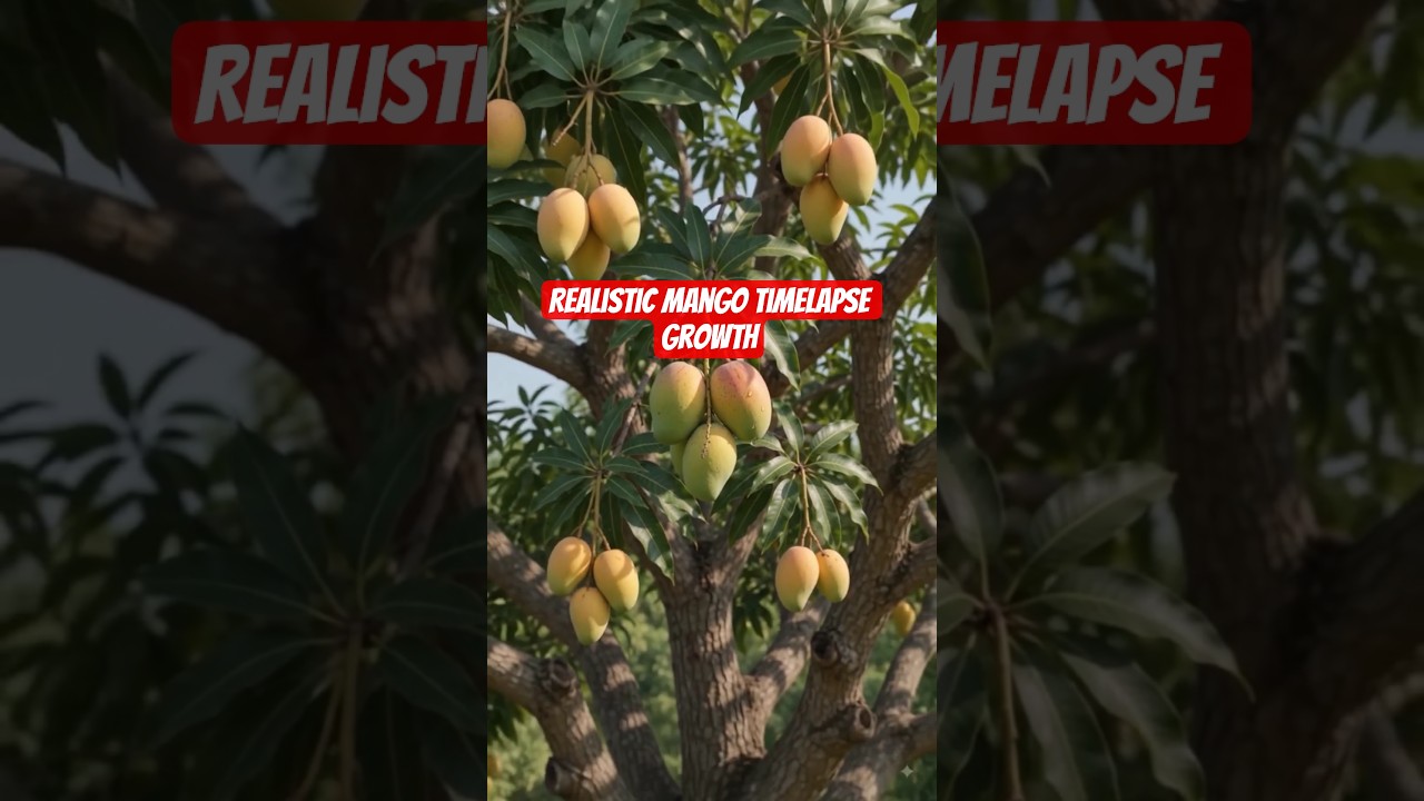 Mango Timelapse Growth #Shorts# #farming #fruit #agriculture #trending #viral