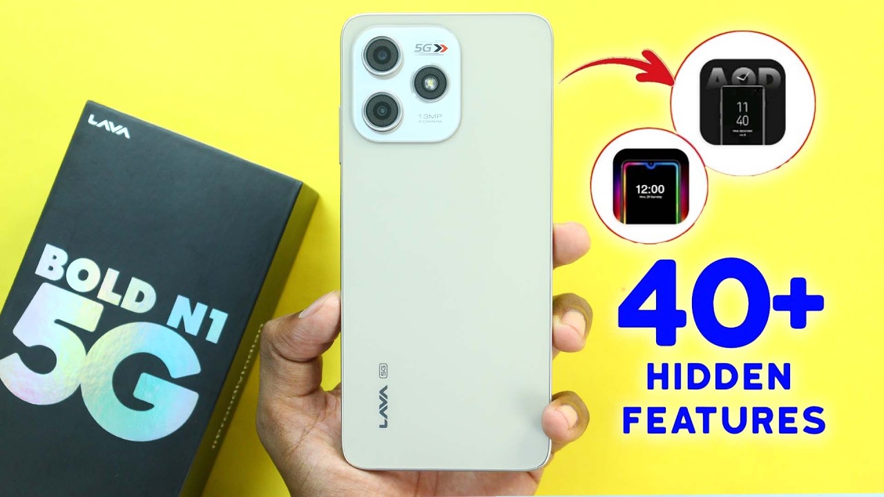 Lava Bold N1 5G Tips and Tricks || Lava Bold N1 5G 40+ New Hidden Features in Hindi