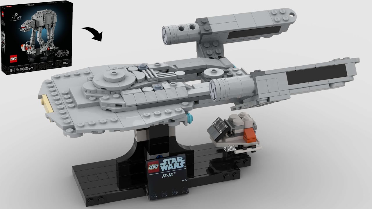 LEGO Star Trek Enterprise NX-01 Midi Scale - Альтернативная сборка AT-AT из набора 75440