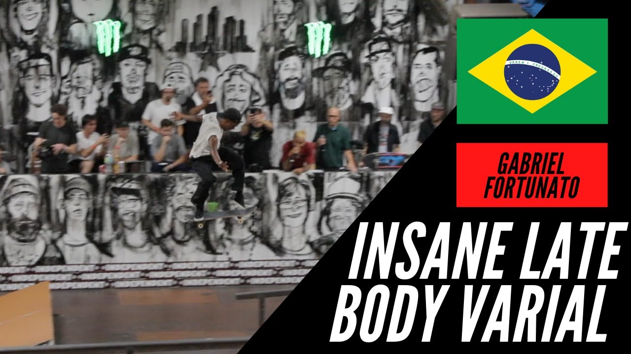 INSANE OLLIE LATE FRONTSIDE BODY VARIAL GABRIEL FORTUNATO BEST TRICK