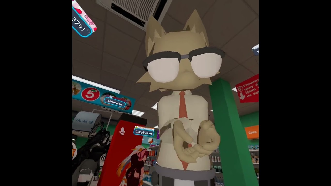 И снова в VR CHAT . Ржака над канадкой. (микрофон не записался мой)