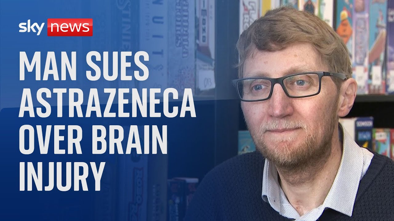 Dad who suffered brain injury days after getting COVID vaccine sues AstraZeneca