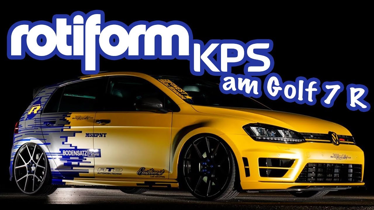 Rotiform KPS 20 Zoll am VW Golf 7 R / GTI / Clubsport  - Wait for it! (second part of video)