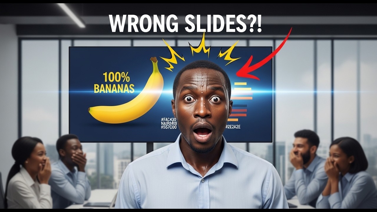 The Office Prank Gone Wrong – A shy employee gets tricked to giving presentation with a wrong slide
