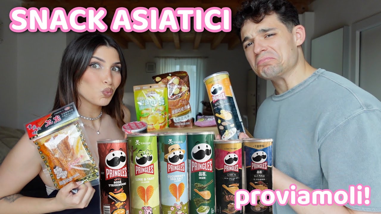 ASSAGGIAMO SNACK ASIATICI + PRINGLES🥠 MelissaTani