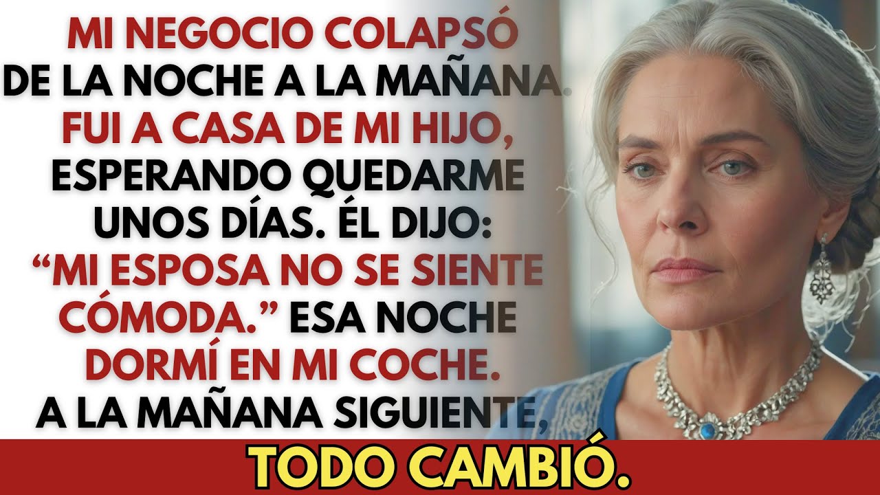 Mi negocio fracasó y perdí mi casa — Fui a casa de mi hijo, esperando que me dejara quedarme