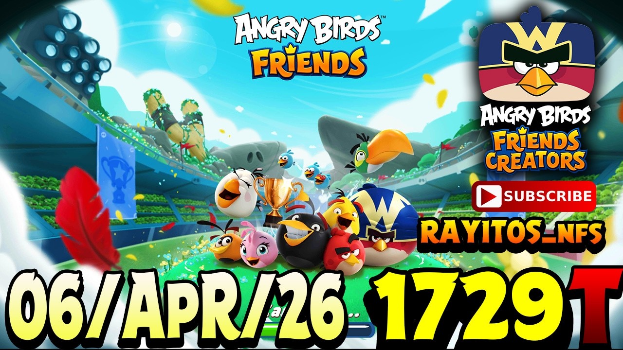 Angry Birds Friends All Levels Tournament 1729 Highscore POWER-UP walkthrough