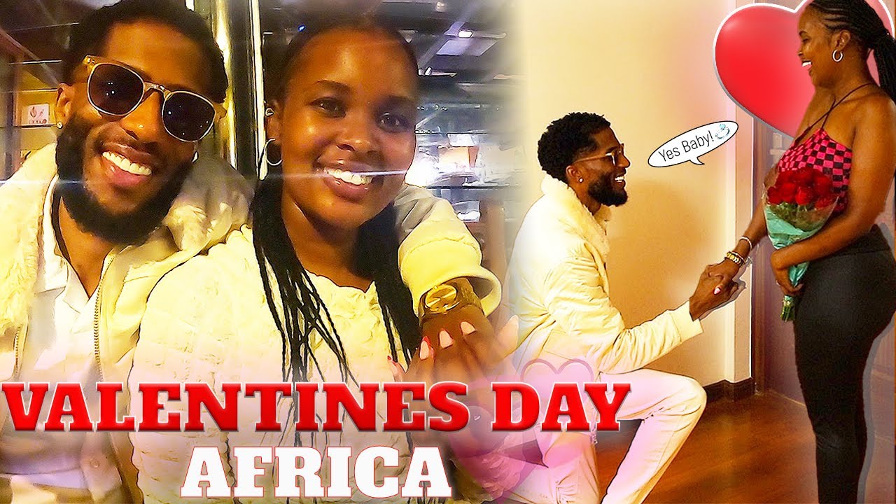 Valentine's Day in AFRICA! ❤️ | I popped the question... She said YES! *Emotional*